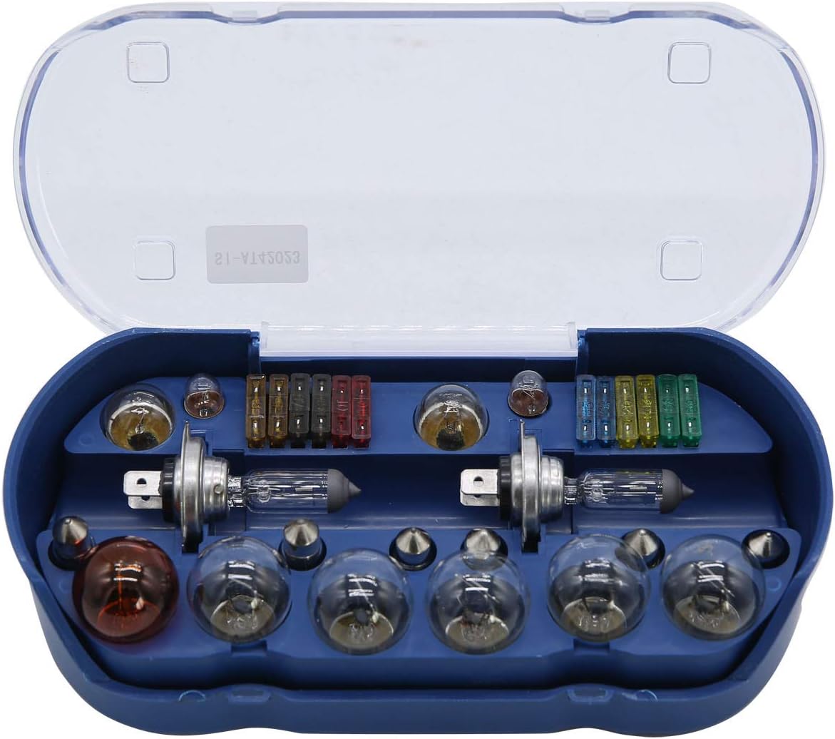 H7 ACİL YEDEK AMPÜL VE SİGORTA KİTİ SETİ 12 VOLT  30 ADET resmi