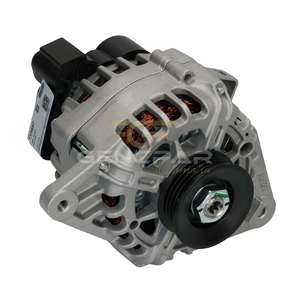 HYUNDAİ ACCENT ELANTRA GETZ TUCSON ALTERNATÖR SARJ DİNAMO 90AMPER SOKETLİ (L-S)12 VOLT resmi