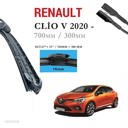 RENAULT CLIO 5 SILECEK TAKIMI (2020 VE SONRASI) resmi