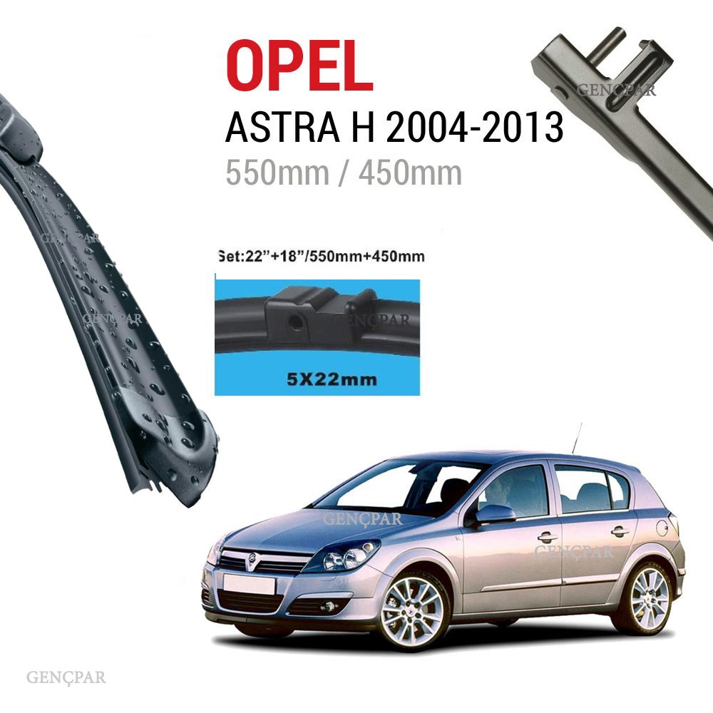 Opel Astra H Silecek Takımı 2004-2013 N11.463 resmi