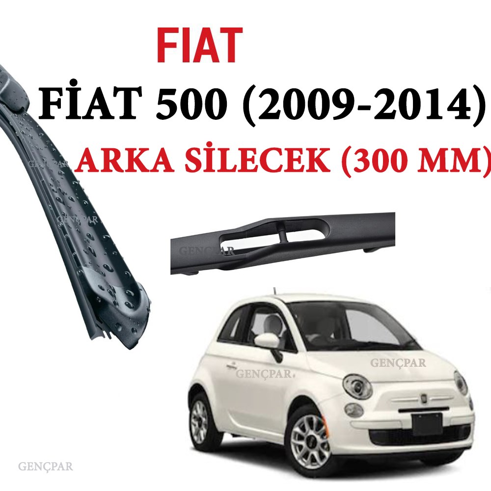 Fiat 500 Arka Silecek 2009-2014 resmi