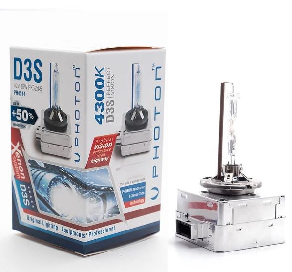 PHOTON D3S 4300K XENON AMPÜL +%50 FAZLA IŞIK resmi