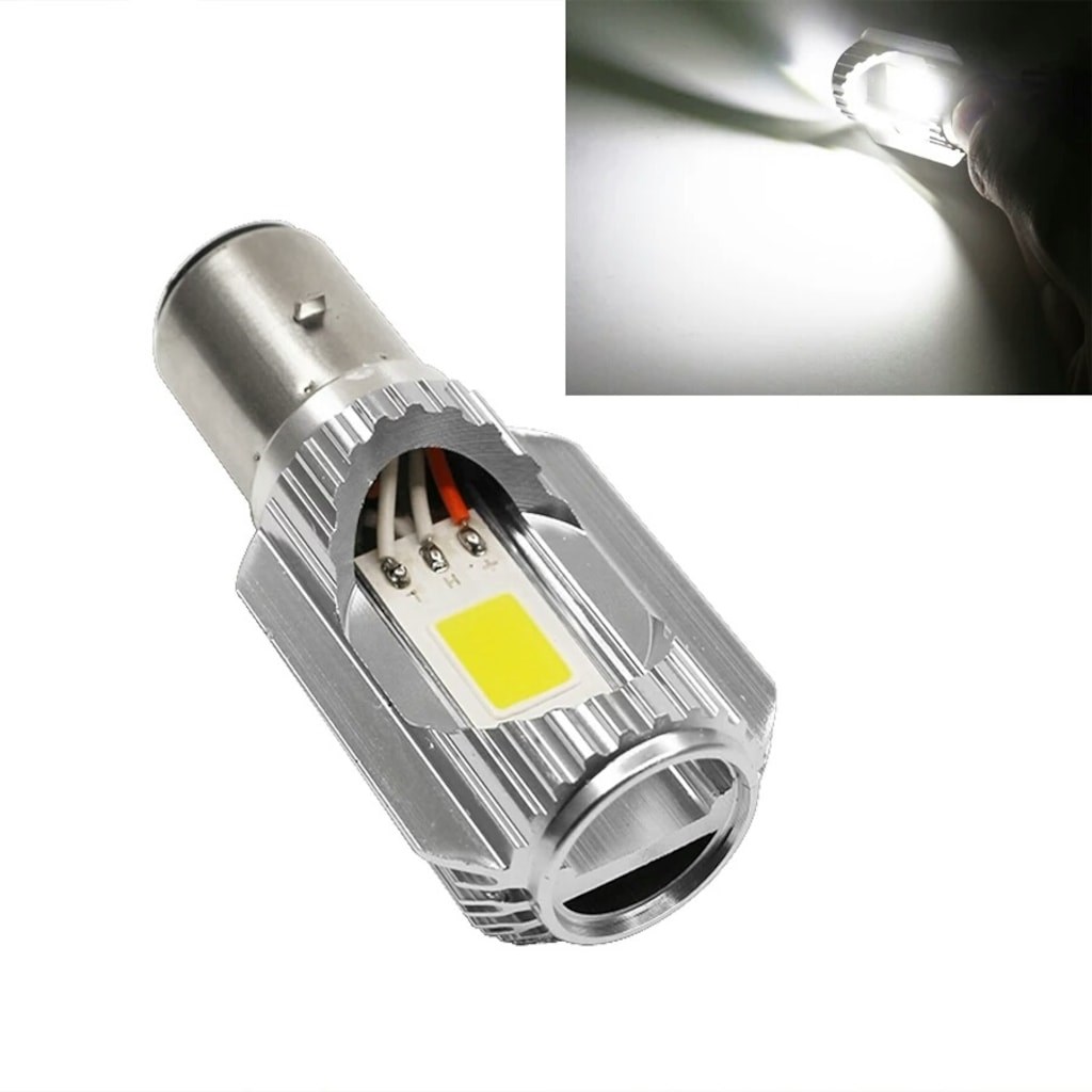 MOTOSIKLET FAR AMPÜLÜ BOSCH TIP DUYLU LED AMPÜL (BA20D) resmi