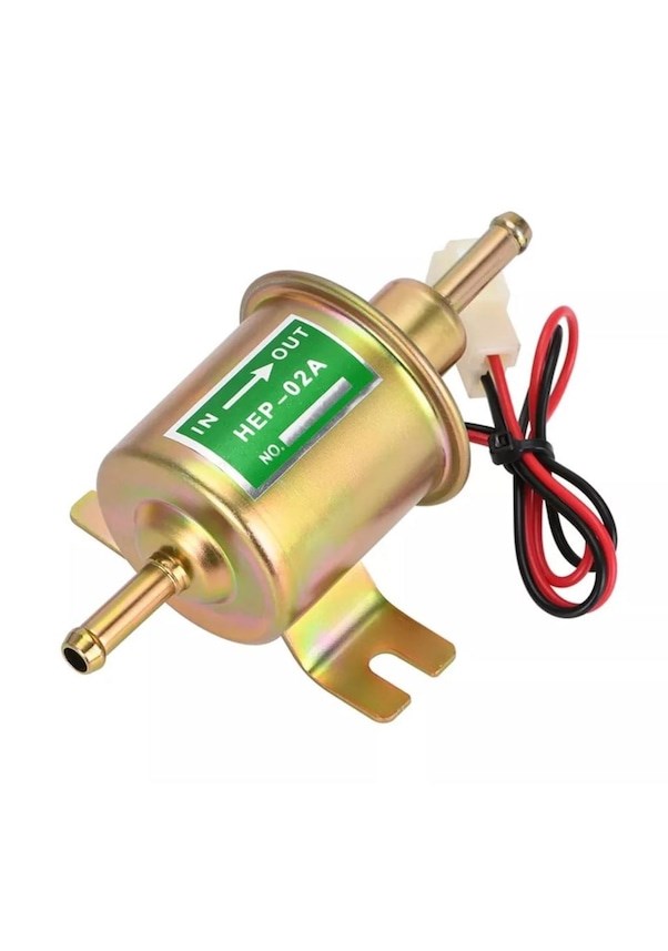 ÜNİVERSAL YAKİT POMPASİ HEP-02A-24 VOLT 2.5-4 PSİ  resmi