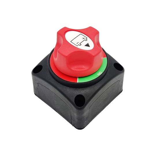 MARİN TİP ÇEVİRMELİ AKÜ DEVRE KESİCİ ŞALTER IP54 M10 50V 275A (MAX 1250A 5SN.) KARAVAN AKÜ ŞALTERİ 3 POZİSYON resmi