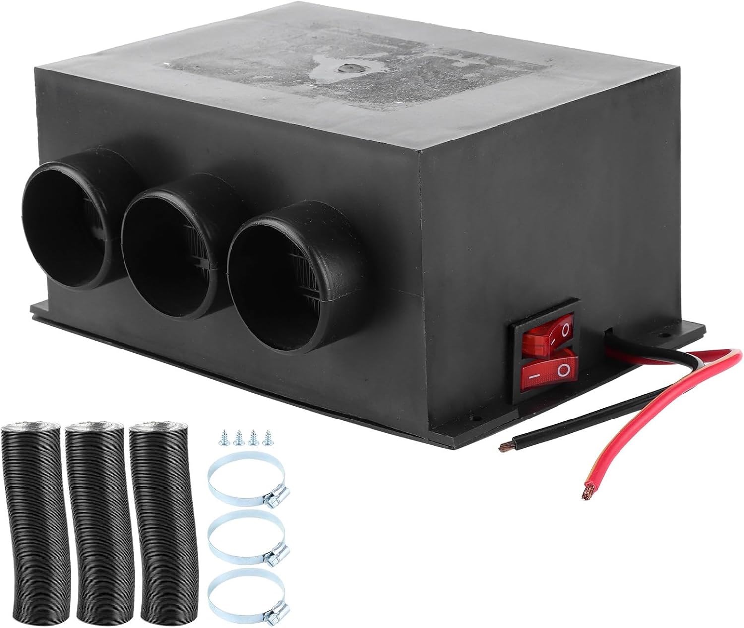 AYAK ALTI FANLI ELEKTRİKLİ ISITICI VE CAM BUĞU CÖZÜCÜ 250 - 400WATT 12 VOLT resmi