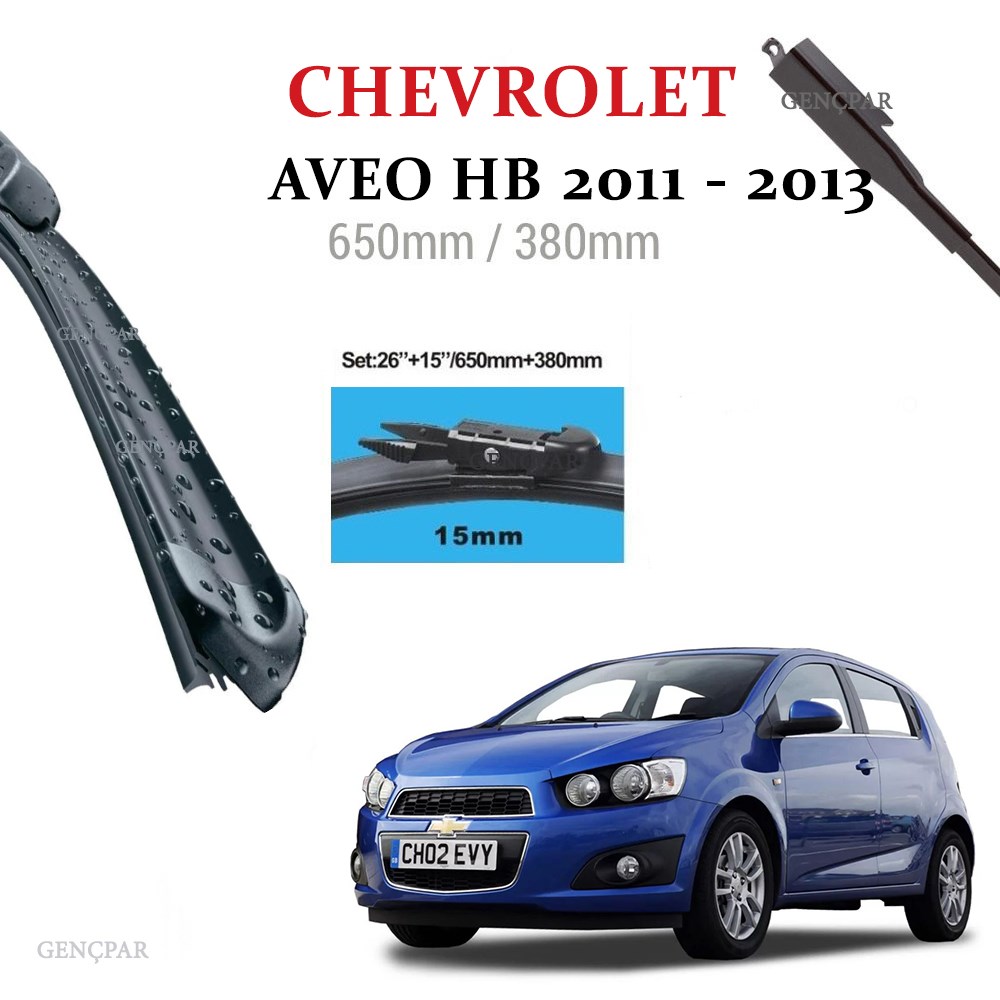 CHEVROLET AVEO HB SİLECEK TAKIMI (2011-2013) resmi