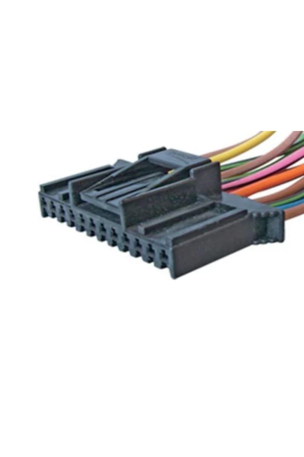 RENAULT MEGANE II SİGORTA KUTUSU SOKETİ 12 KABLOLU SİYAH resmi