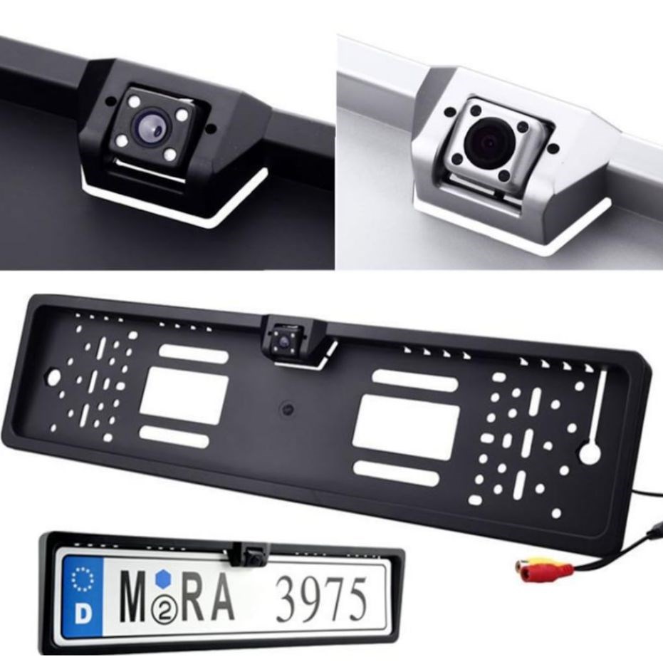 GECE GÖRÜŞ KAMERALI PLAKA  ALTLIĞI ÜNİVERSAL PLAKALIK KAMERA resmi