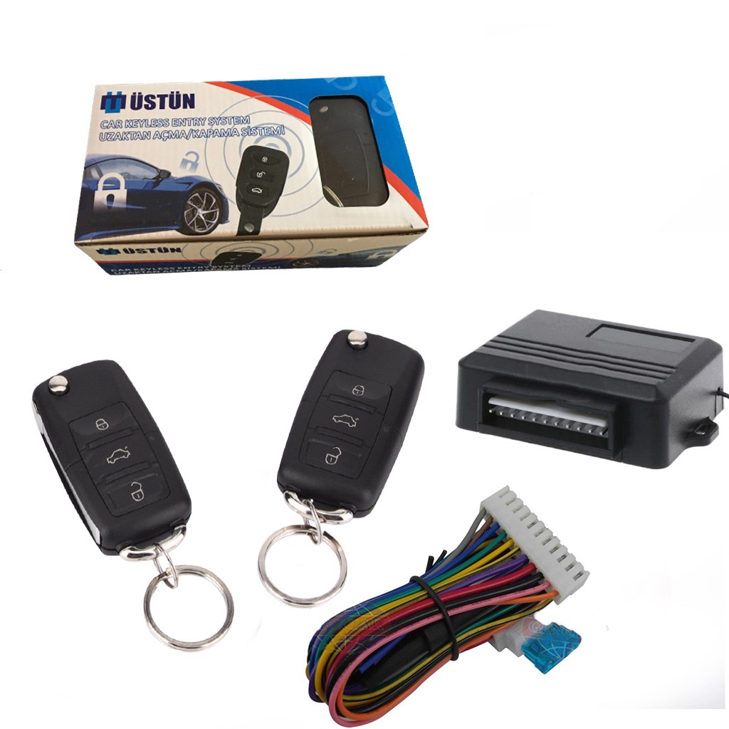 ÜSTÜN MERKEZİ KİLİT AÇMA KAPAMA  SUSTALI KUMANDA SETİ resmi