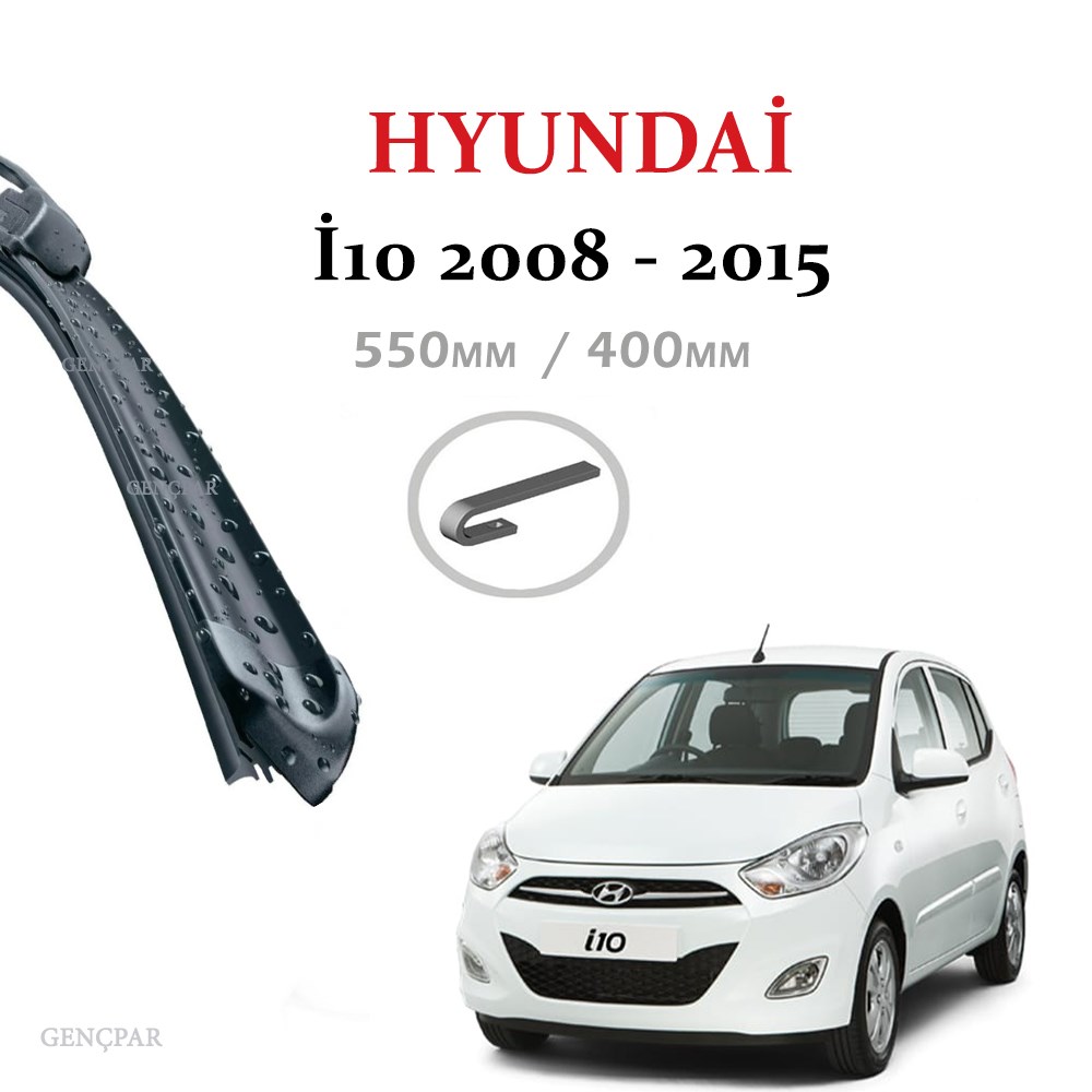 HYUNDAİ İ10 SİLECEK TAKIMI (2008-2015) resmi