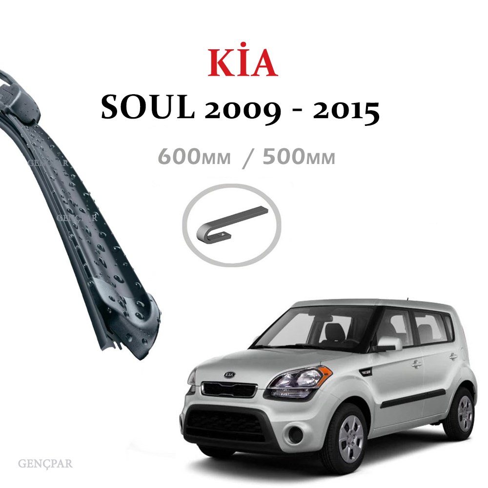 KİA SOUL SİLECEK TAKIMI (2009-2015) resmi