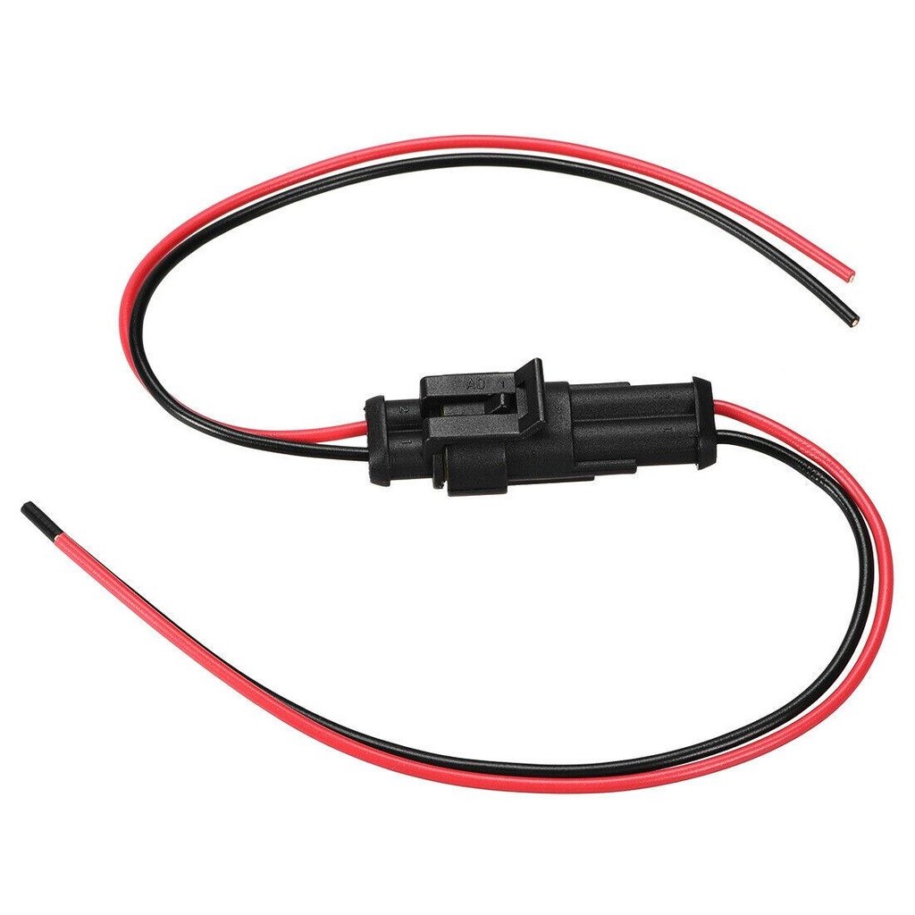 2 KABLOLU KARŞILIKLI KONNEKTÖR SOKET SU GEÇİRMEZ DAYANIKLI resmi