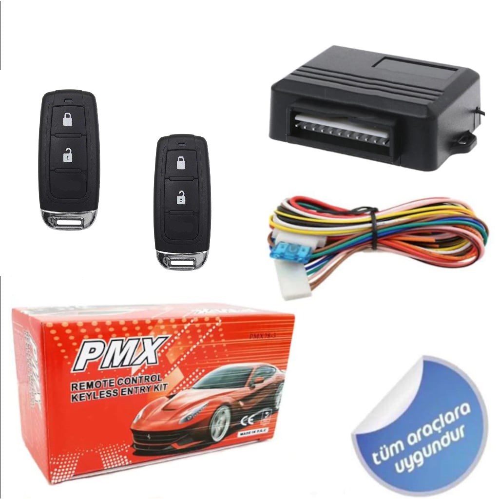 PMX MERKEZİ KİLİT AÇMA KAPAMA KUMANDA SETİ resmi