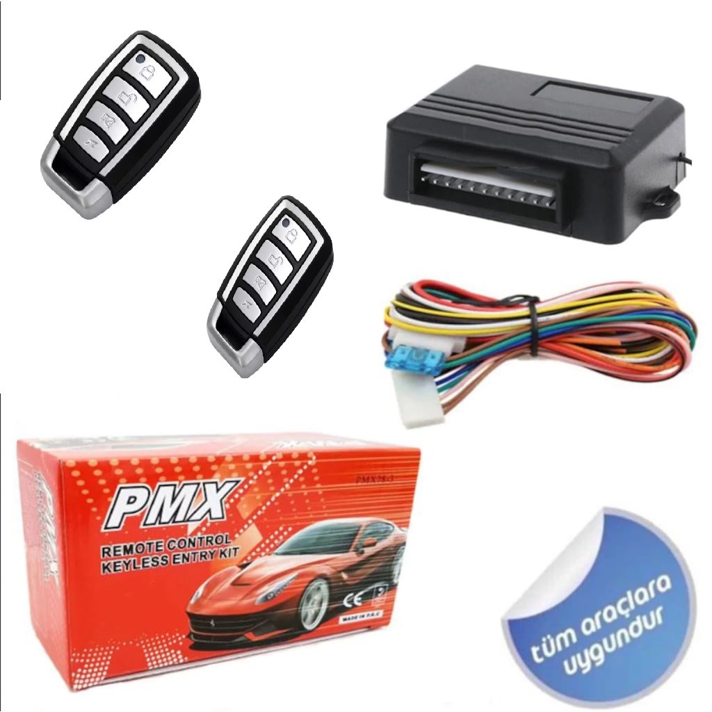 PMX MERKEZİ KİLİT AÇMA KAPAMA KUMANDA SETİ resmi