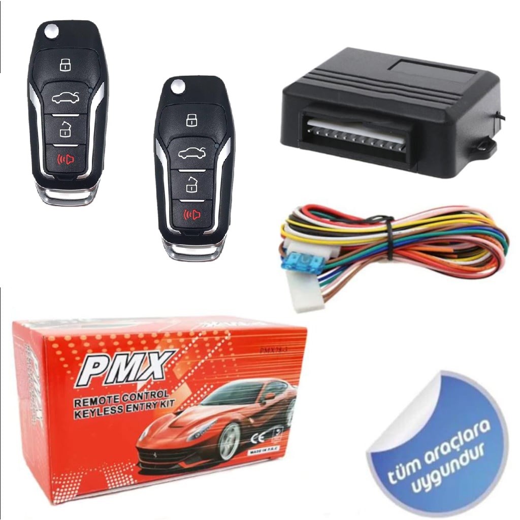 PMX MERKEZİ KİLİT AÇMA KAPAMA KUMANDA SETİ resmi