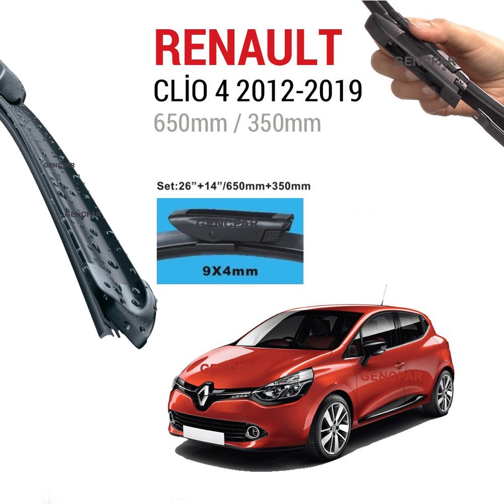 Renault Clio 4 Silecek Takımı 2012-2019 resmi