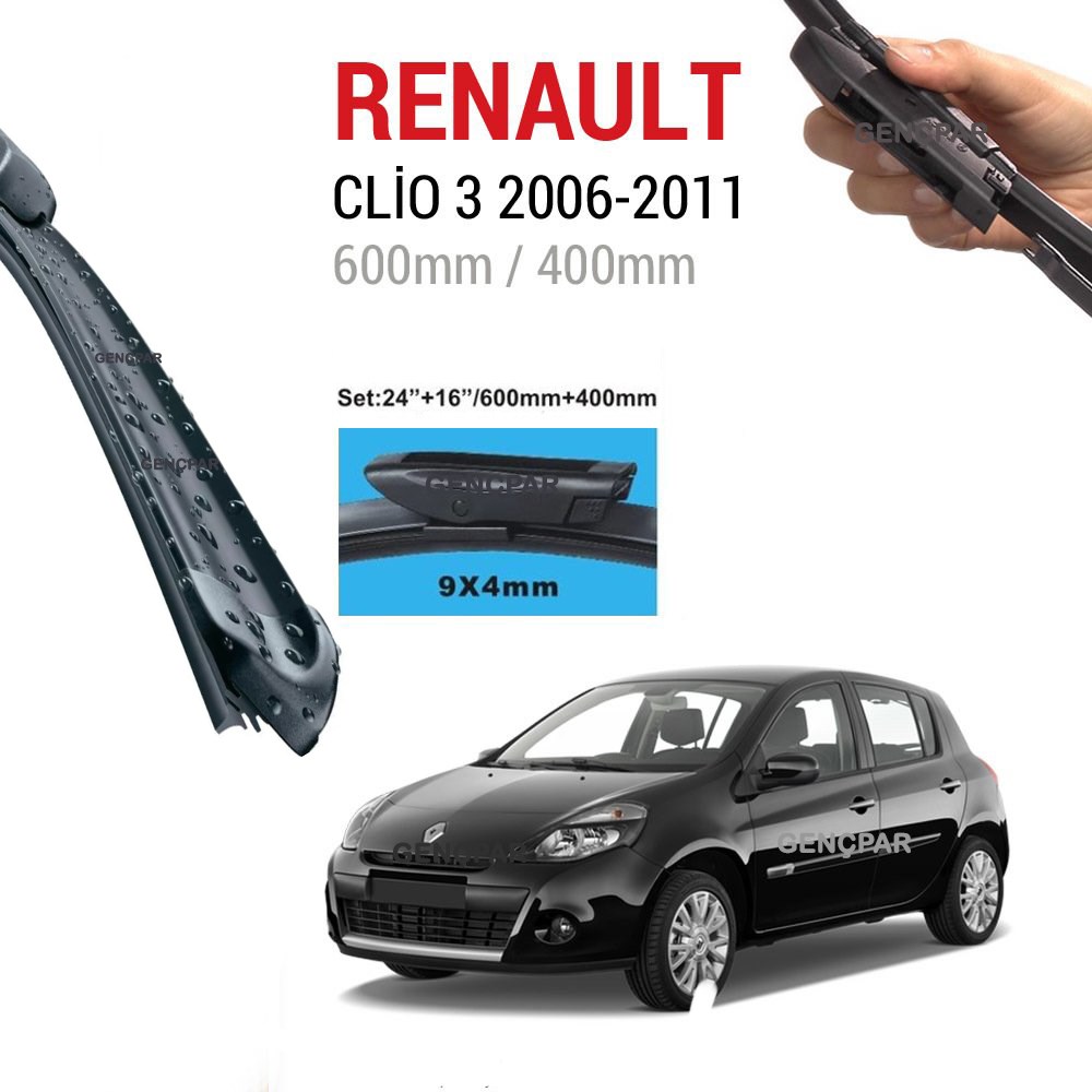 Renault Clio 3 Silecek Takımı 2006-2011 resmi