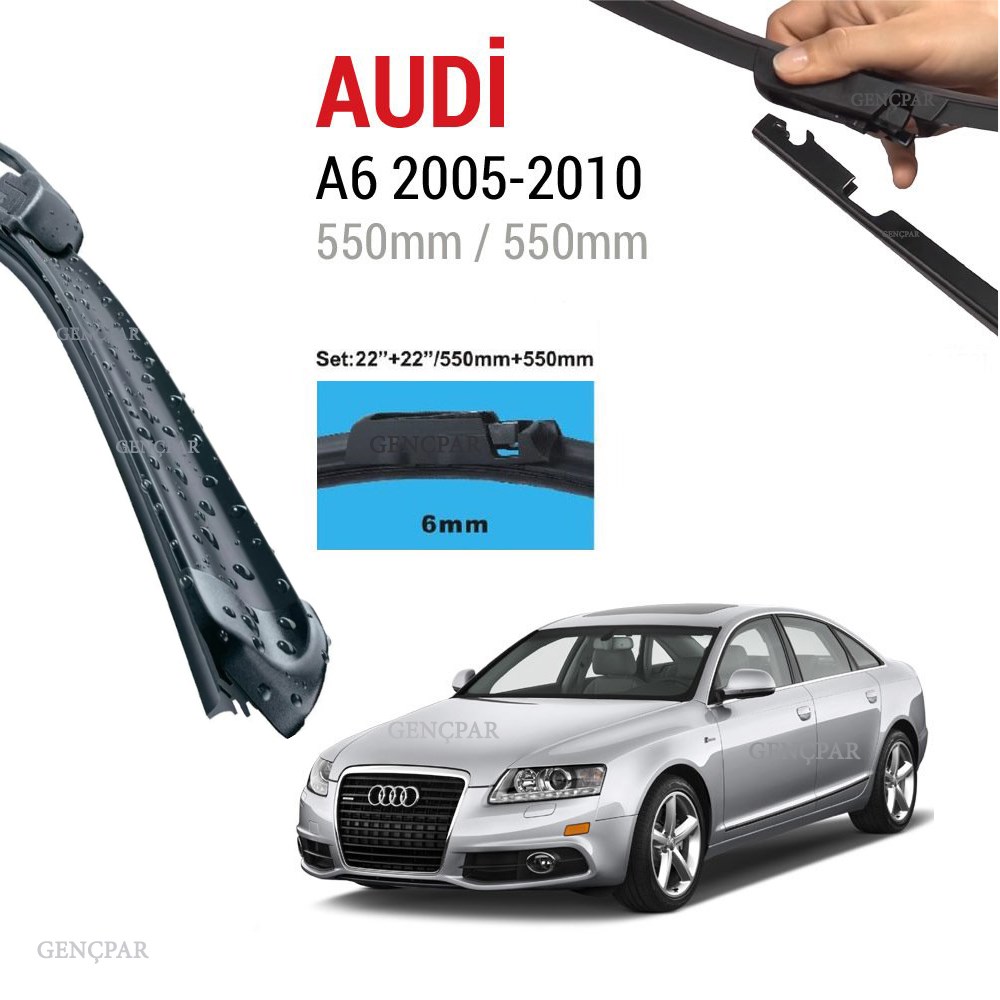 Audi A6 Silecek Takımı 2005-2010 resmi