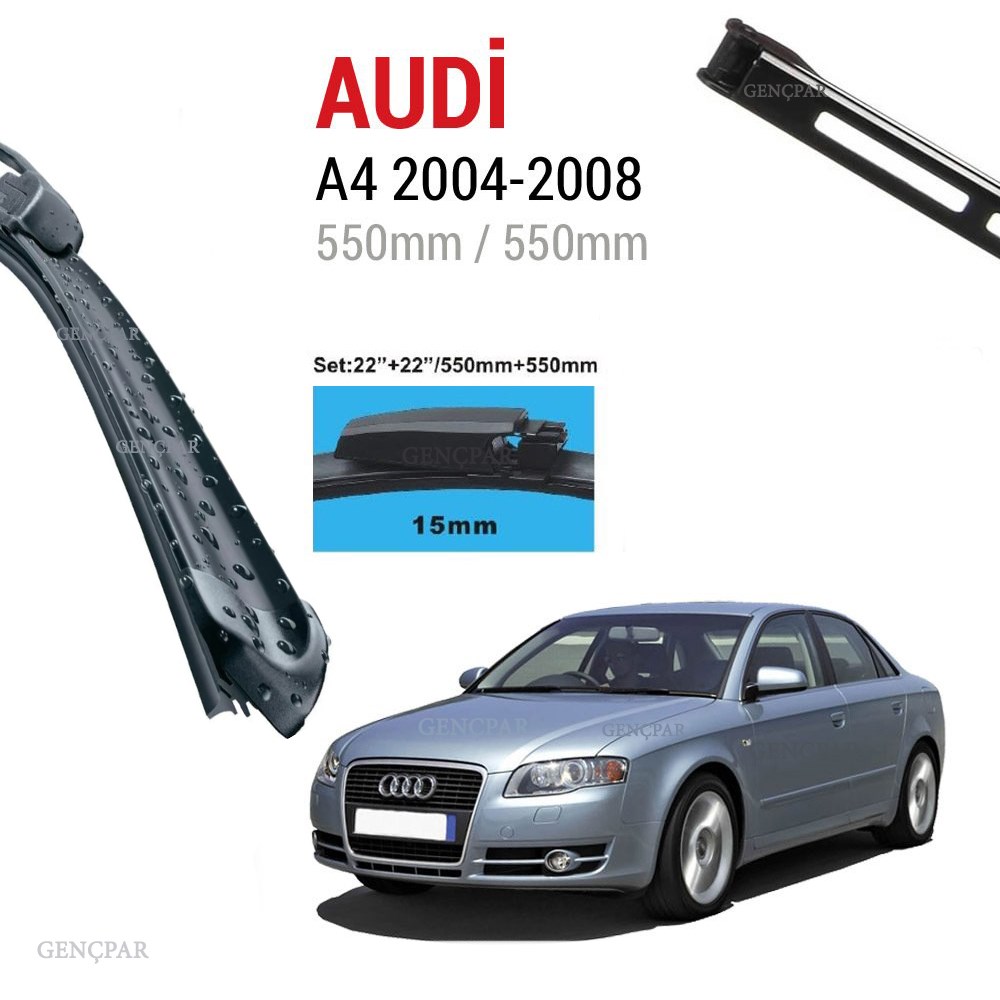 Audi A4 Silecek Takımı 2004-2008 resmi