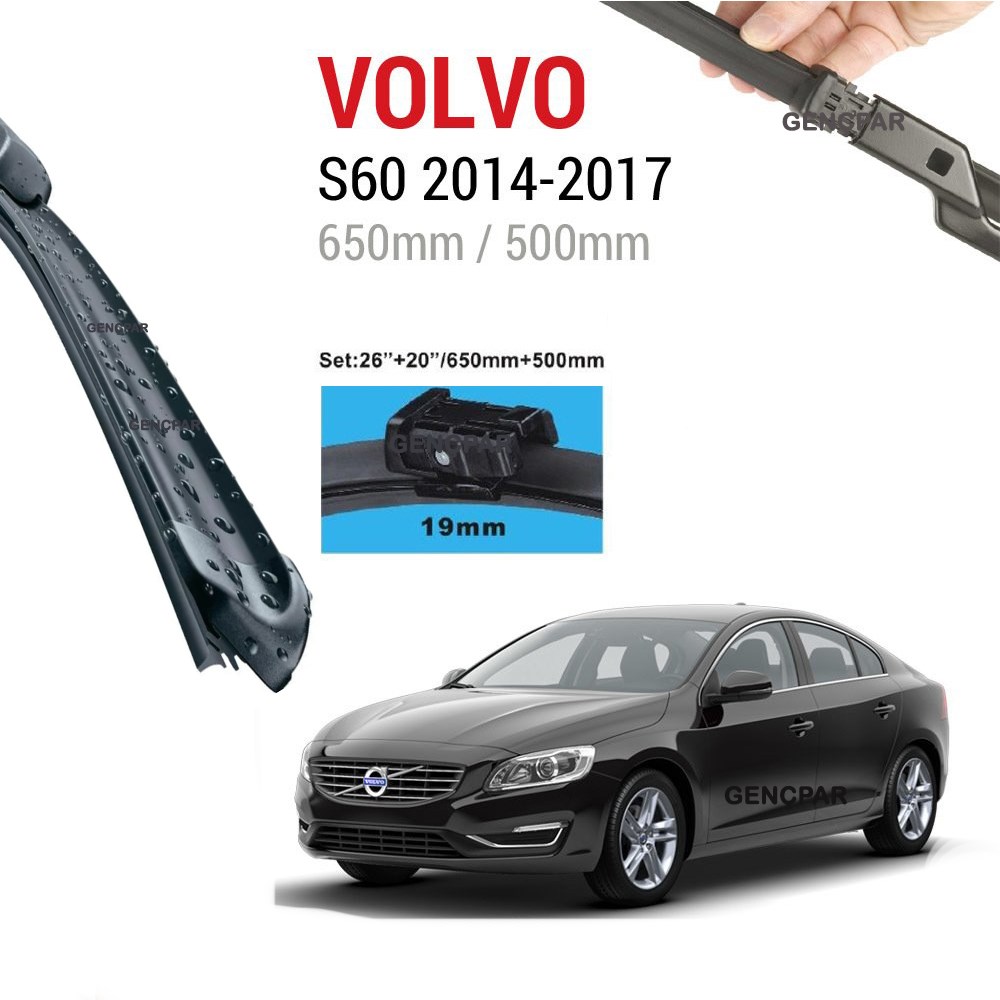 Volvo S60 Silecek Takımı 2014-2017 resmi