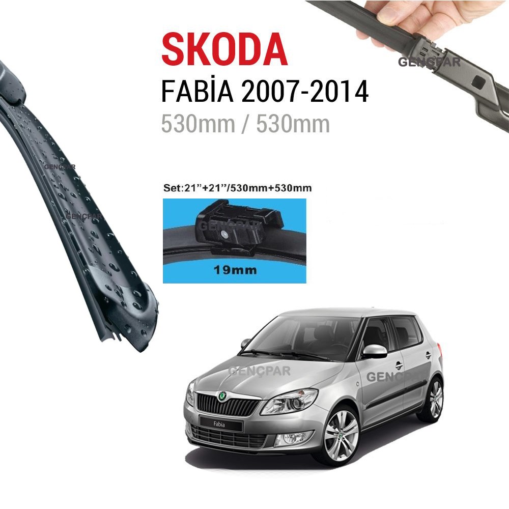 Skoda Fabia Silecek Takımı 2007-2014 resmi
