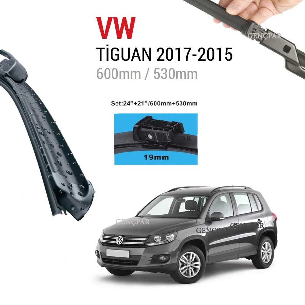 Vw Tiguan Silecek Takımı 2015-2017 resmi