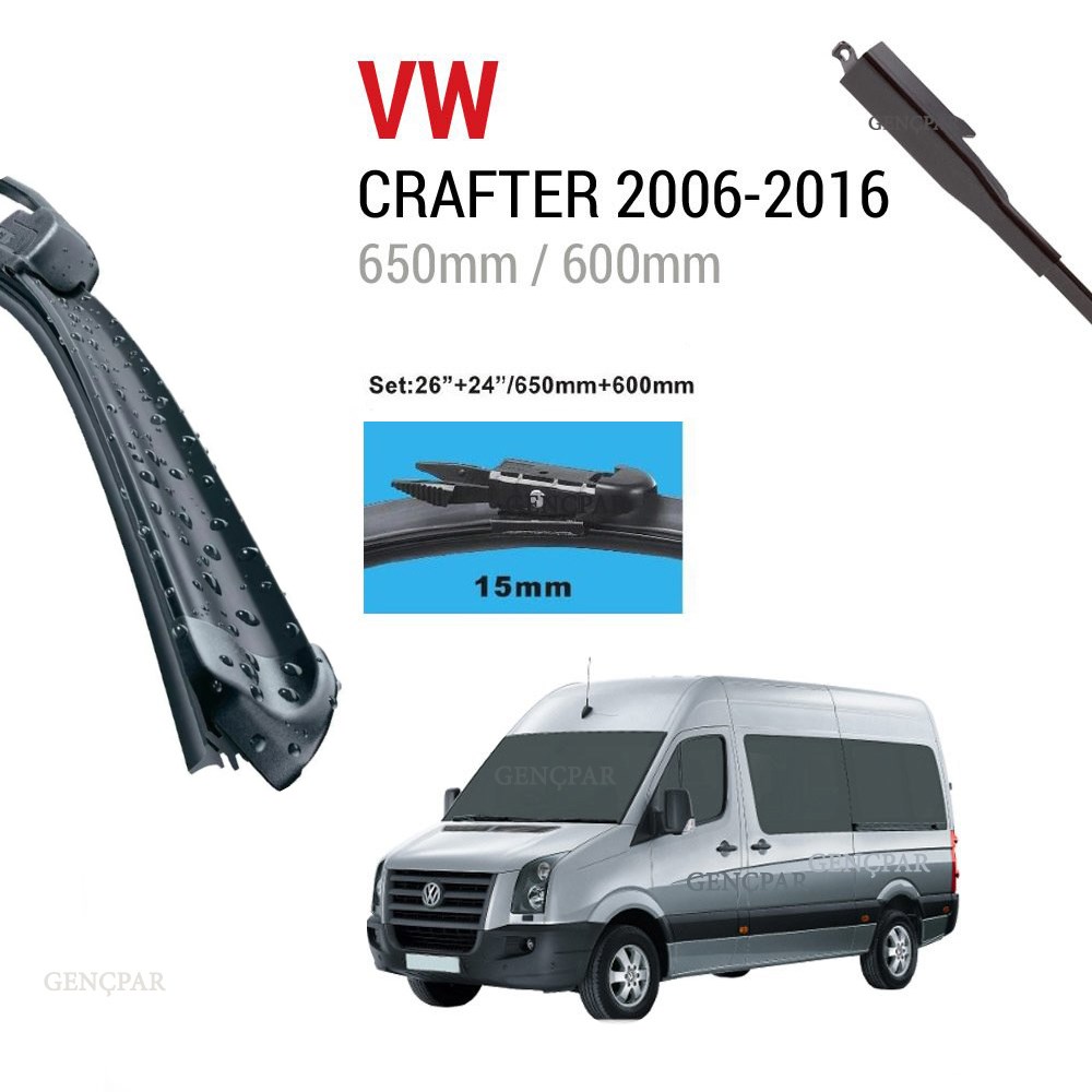 Vw Crafter Silecek Takımı 2006-2016 resmi