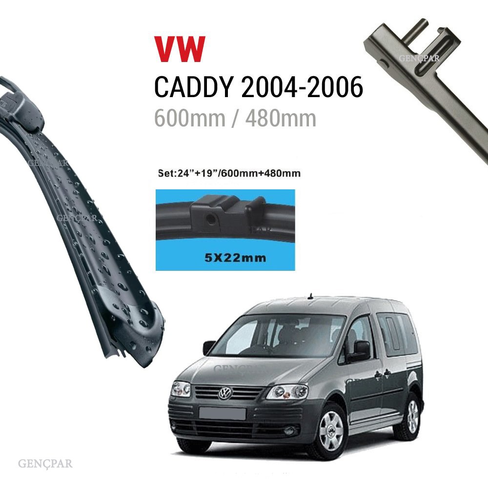 Vw Caddy Silecek Takımı 2004-2006 resmi