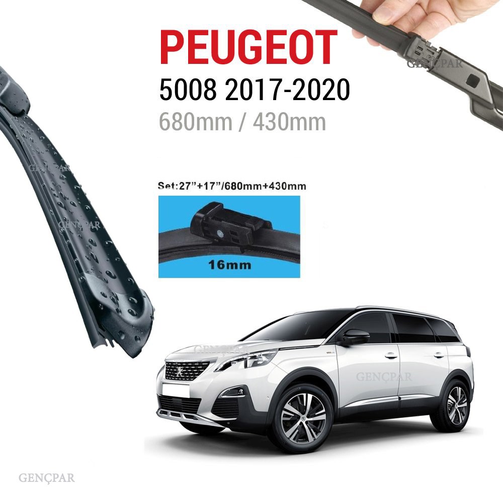 Peugeot 5008 Silecek Takımı 2017-2020 resmi