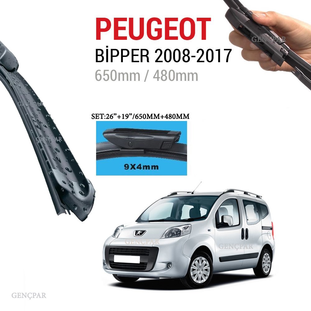 Peugeot Bipper Silecek Takımı 2008-2017 resmi