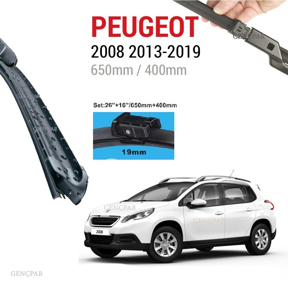 Peugeot 2008 Silecek Takımı 2013-2019 resmi