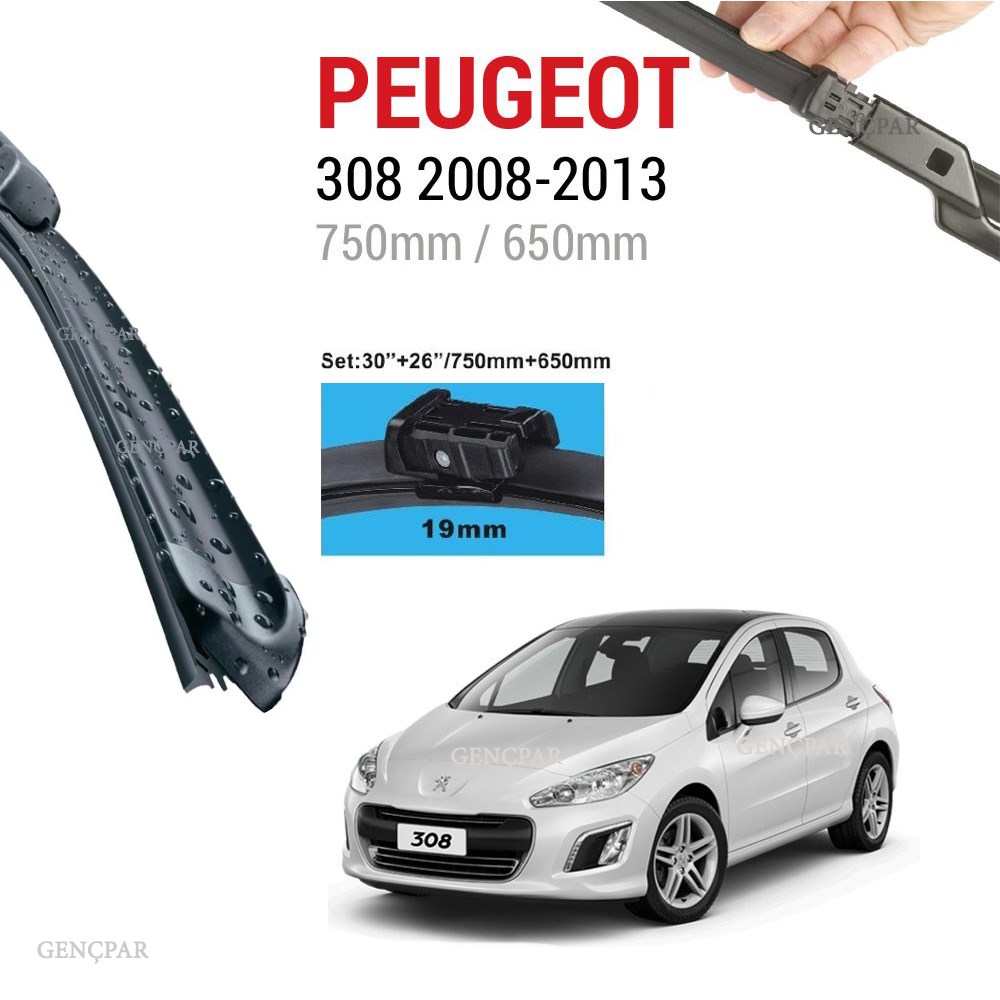 Peugeot 308 Silecek Takımı 2008-2013 resmi