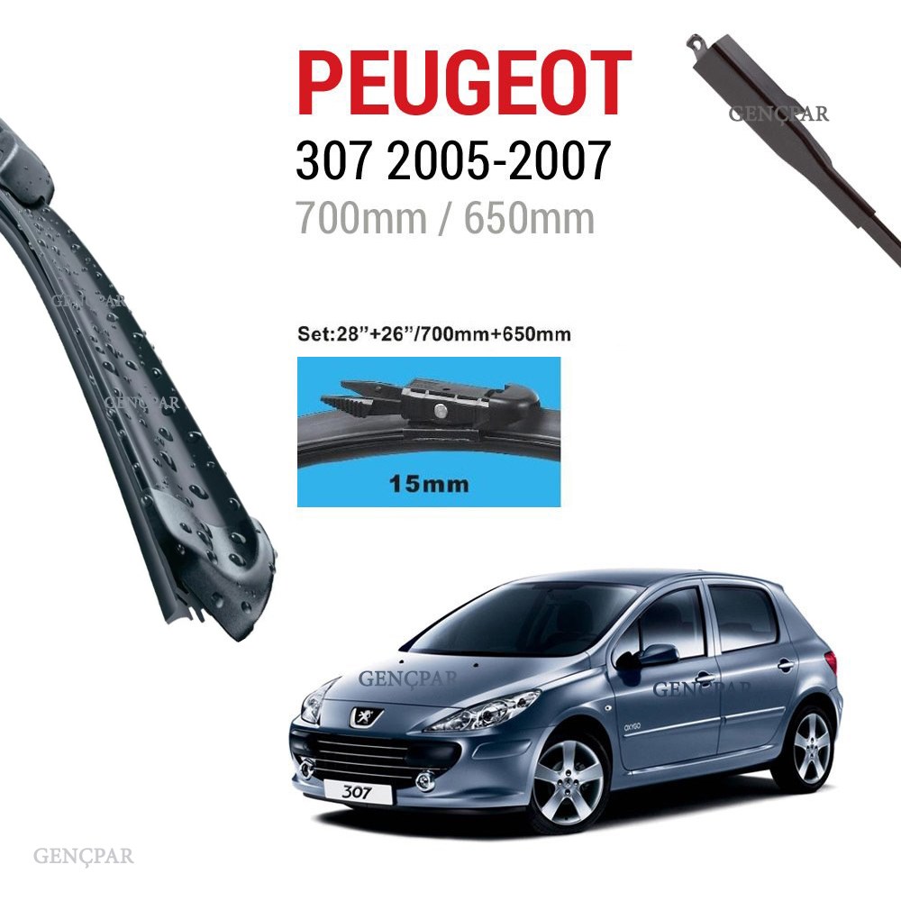 Peugeot 307 Silecek Takımı 2005-2007 resmi