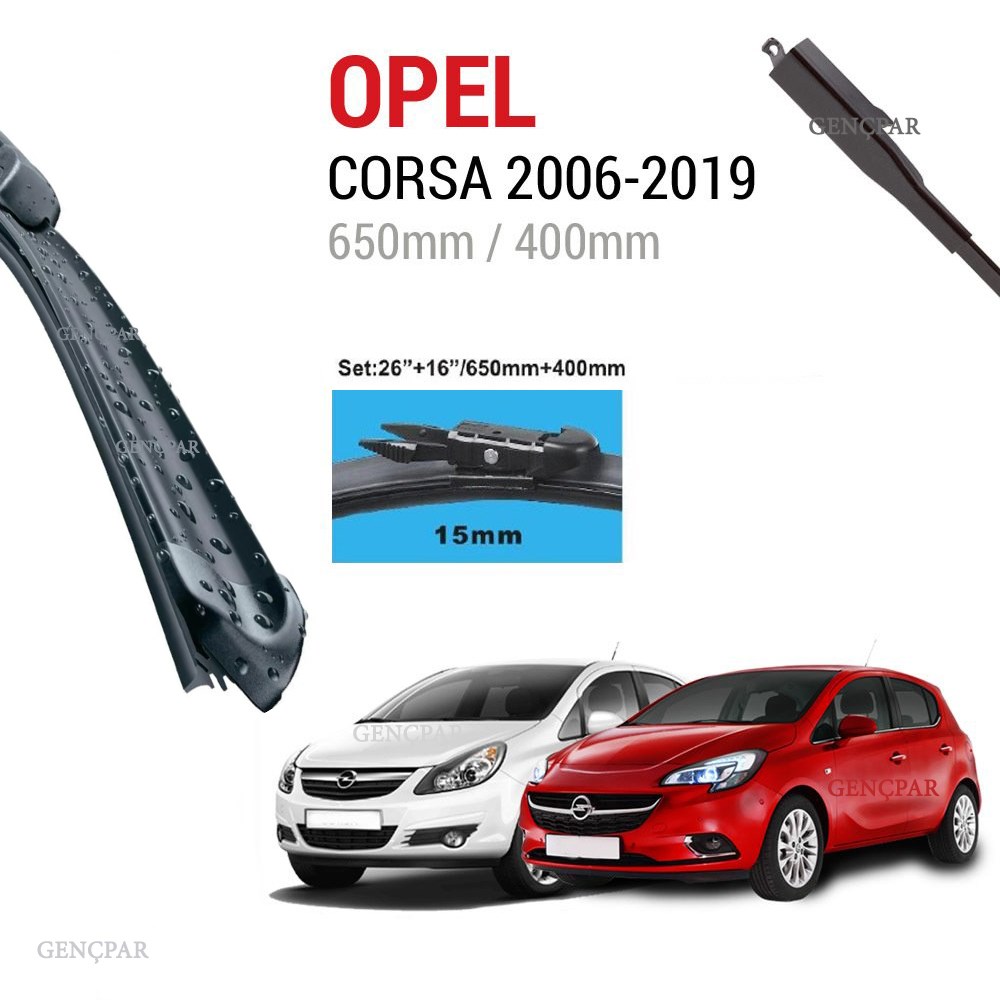 Opel Corsa Silecek Takımı 2006-2019 resmi