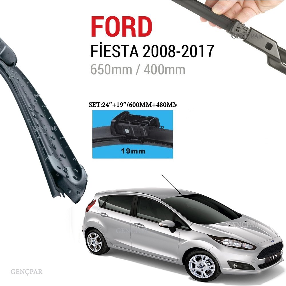 Ford Fiesta Silecek Takımı 2008-2017 resmi