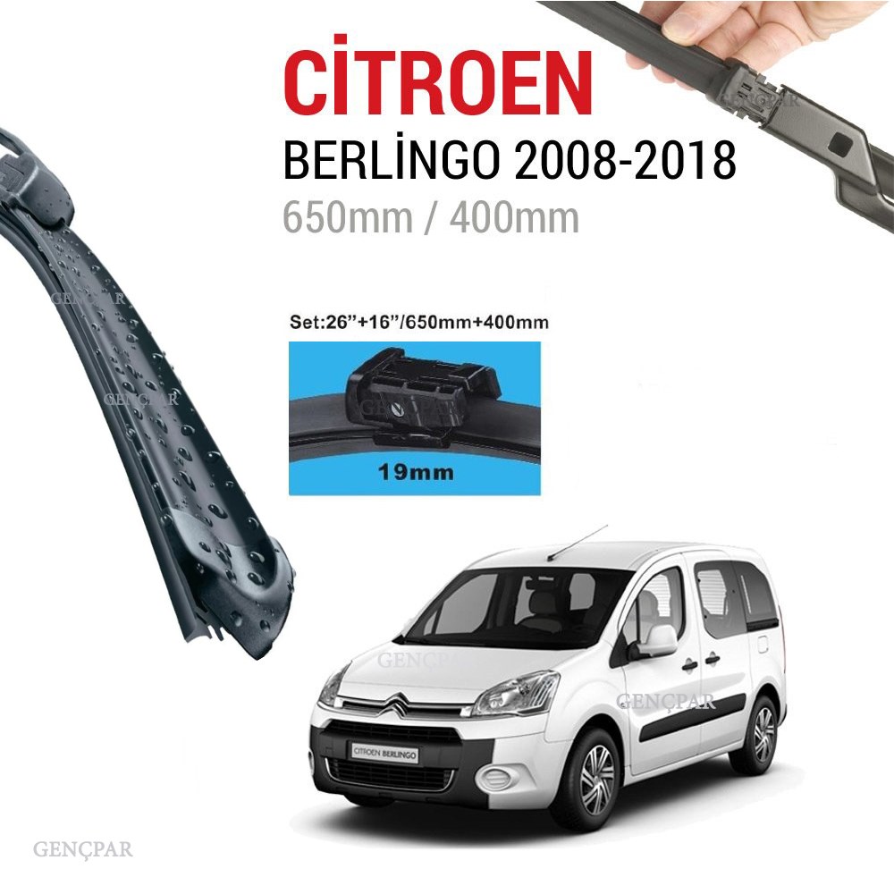 Citroen Berlingo Silecek Takımı 2008-2018 resmi