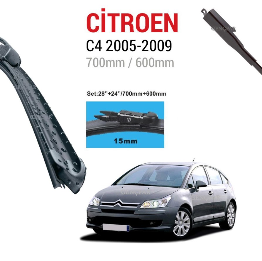 Citroen C4 Silecek Takımı 2005-2009 resmi