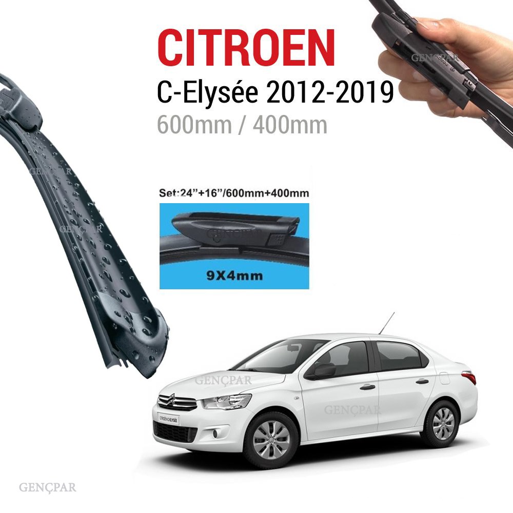 Citroen C-Elysee Silecek Takımı 2012-2019 resmi