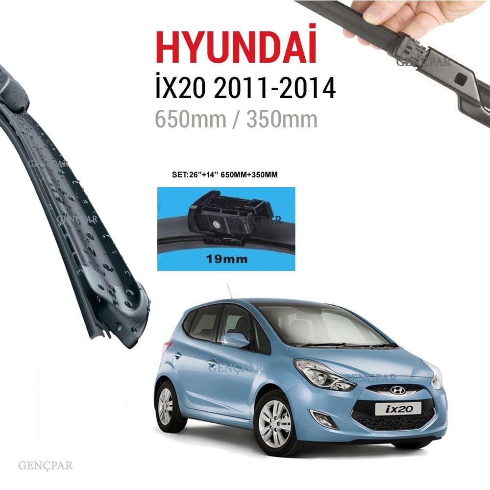 Hyundai İx20 Silecek Takımı 2011-2014 resmi