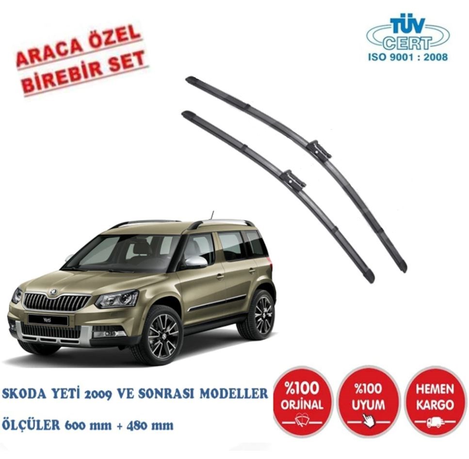 Skoda Yeti Ön Cam Silecek Takımı 2009 - ve Sonrası Modeller resmi