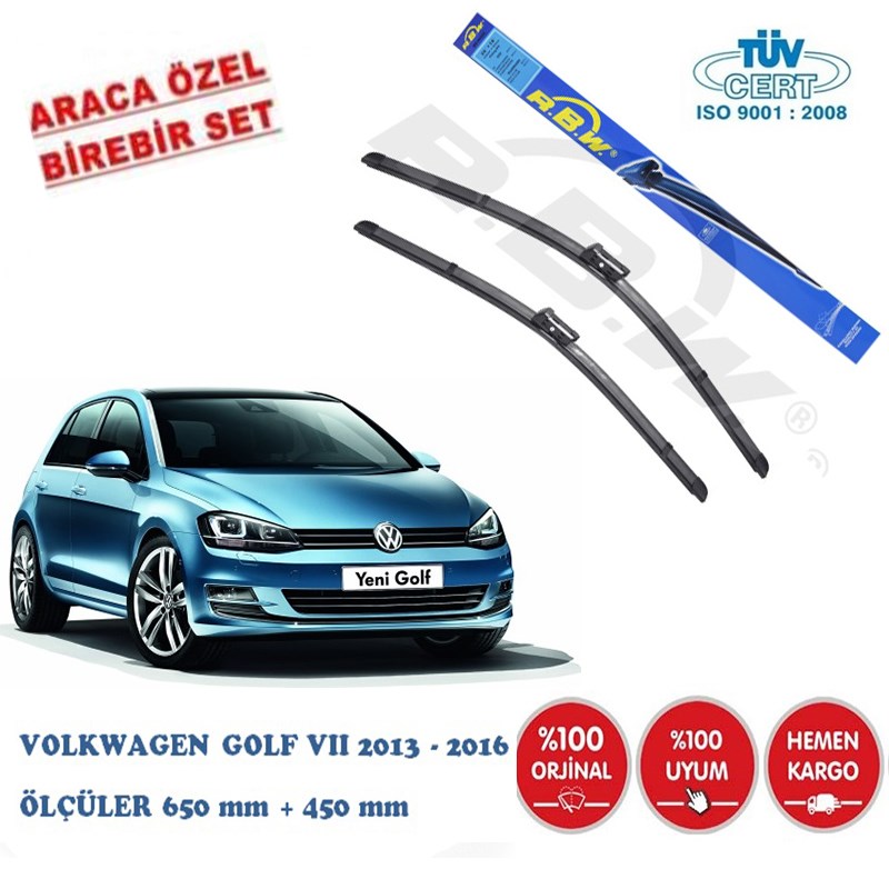 Volkswagen Golf VII Ön Cam Silecek Takımı 2013-2017 resmi