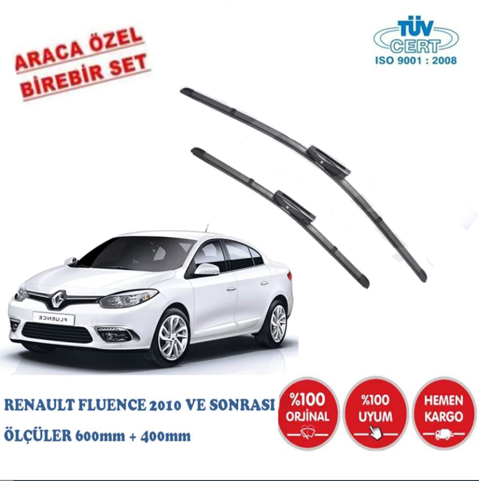 Renault Fluence Silecek Takımı 2010 ve Sonrası resmi