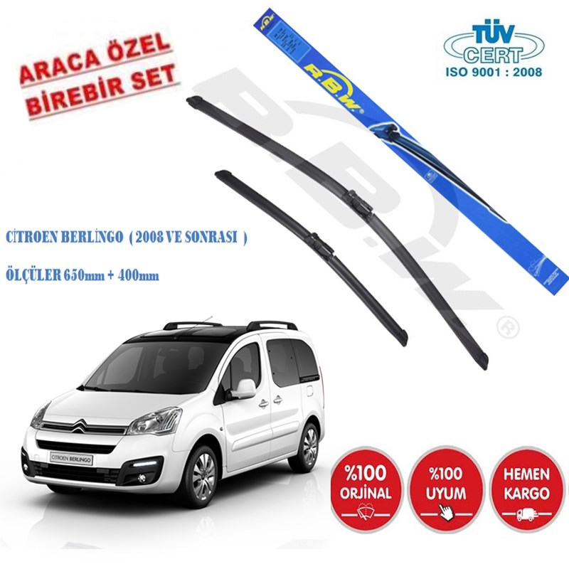 Citroen Berlingo Silecek Takımı 2008 ve Sonrası Modeller resmi