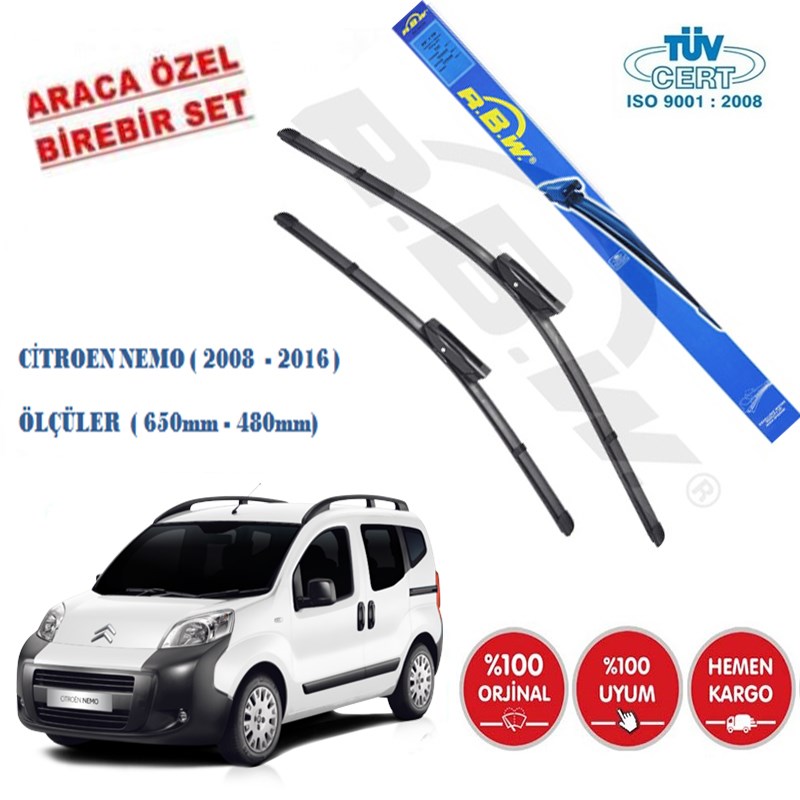 Citroen Nemo Silecek Seti 2008-2016 resmi