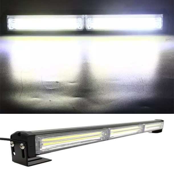59CM TEPE LED BAR OFF ROAD BEYAZ BEYAZ ÇAKAR METAL GÖVDE12-24 resmi