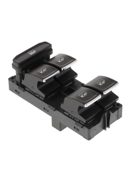 SKODA KODİAQ CAM DÜGMESI SOL DÖRTLÜ (2017-2020) KROMLU resmi